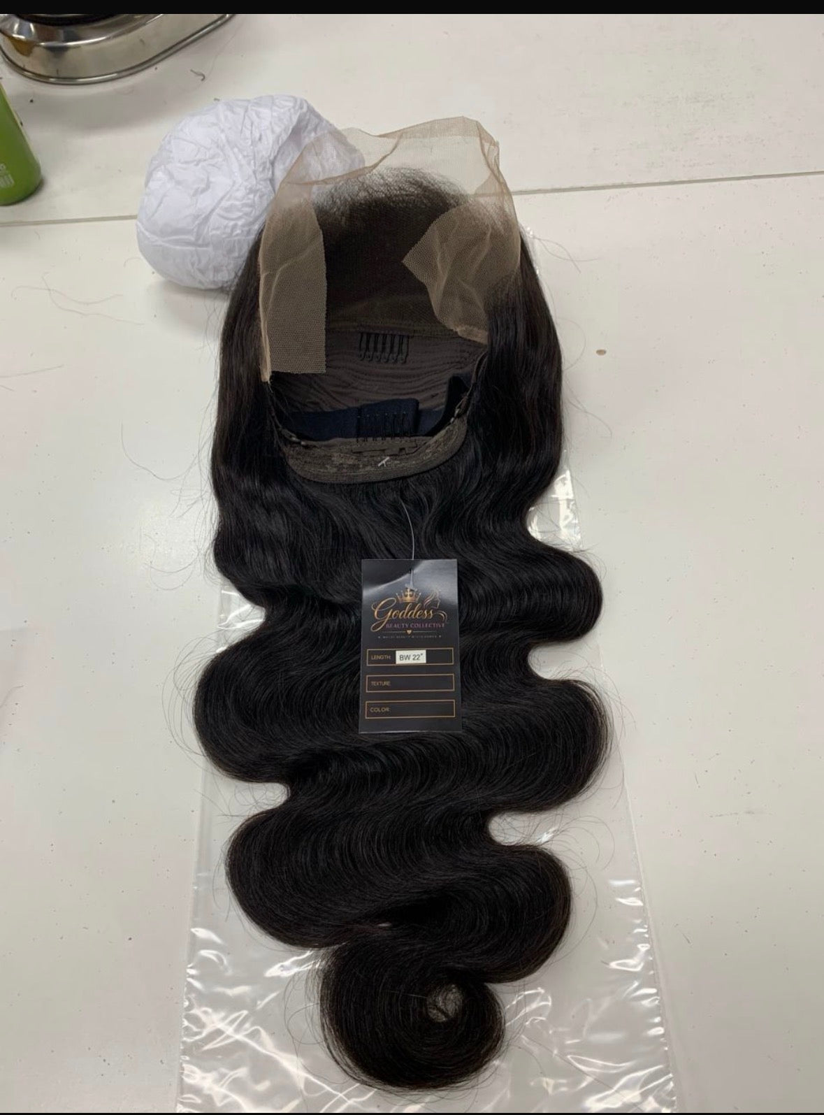 22'' BODY WAVE WIG NATRAL BLACK