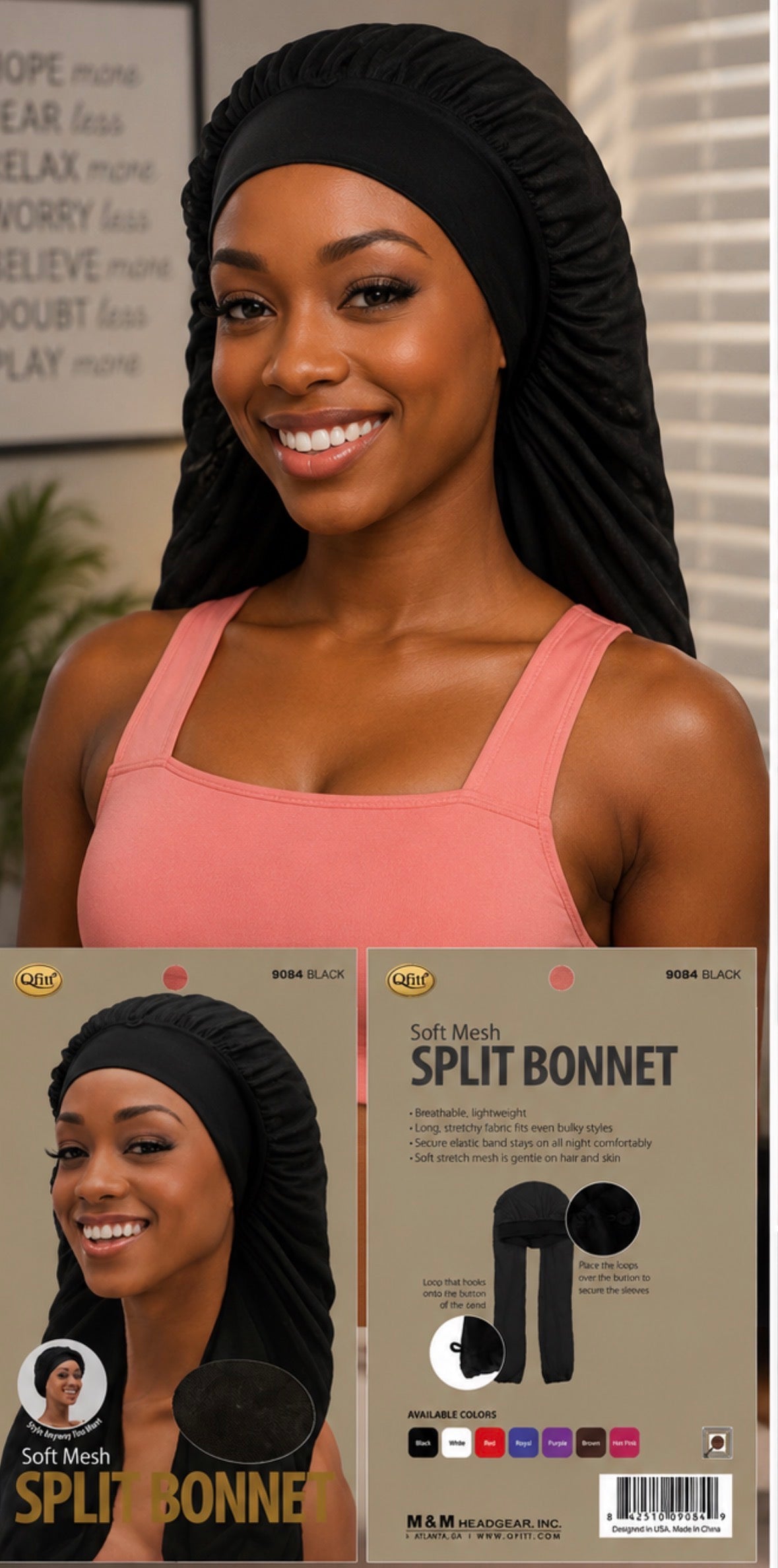 SOFT MESH SPLIT BONNET