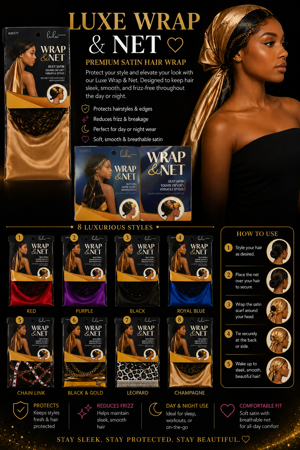 LUXE WRAP & NET
