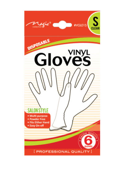 Magic Collection Disposable Vinyl Gloves 6 Gloves