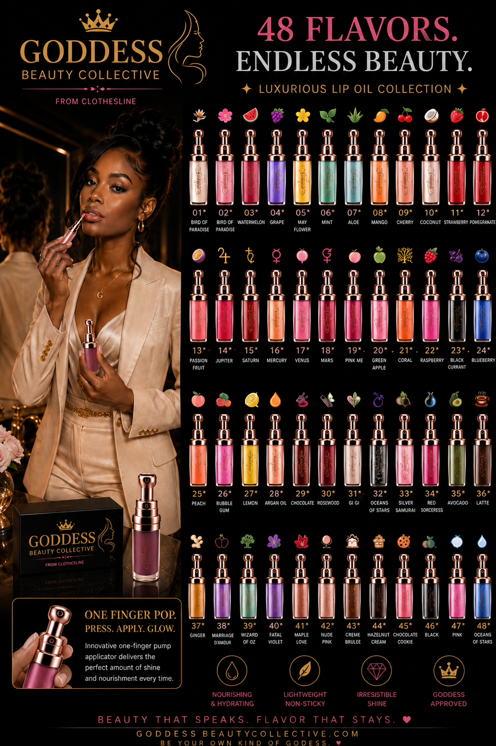 GODDESS GLOW LIP OIL