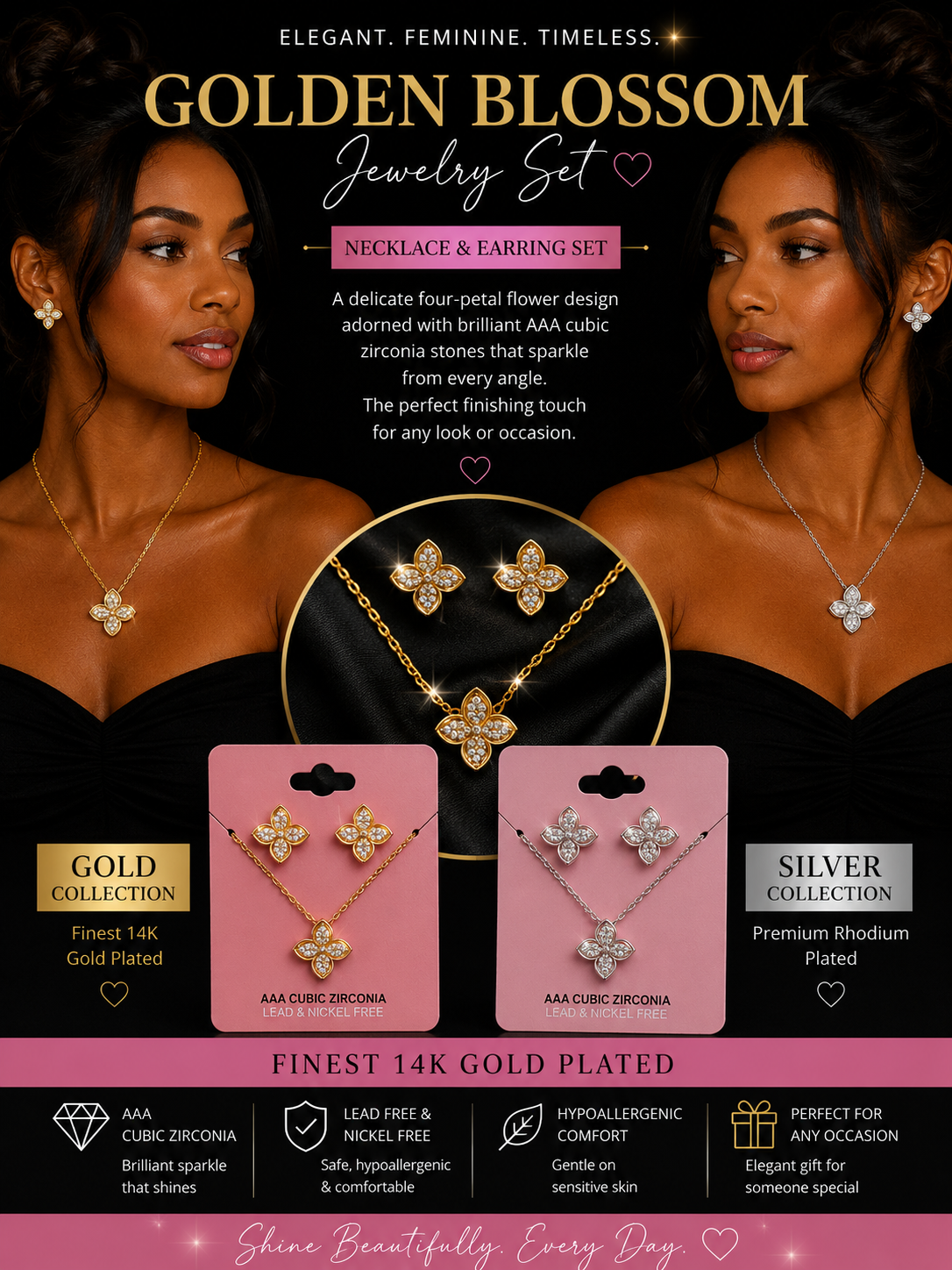 FOUR PETAL ELEGANCE SET