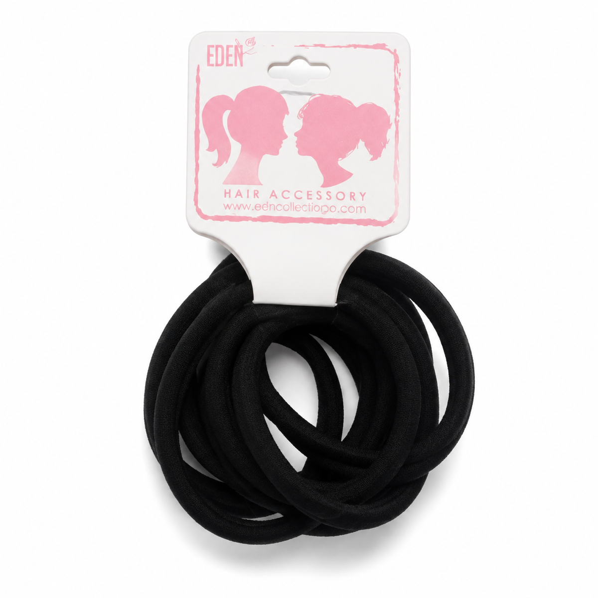 stretchy black hair ties