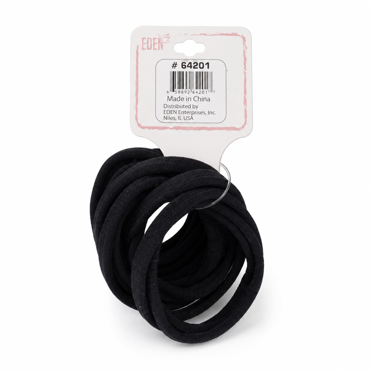 stretchy black hair ties