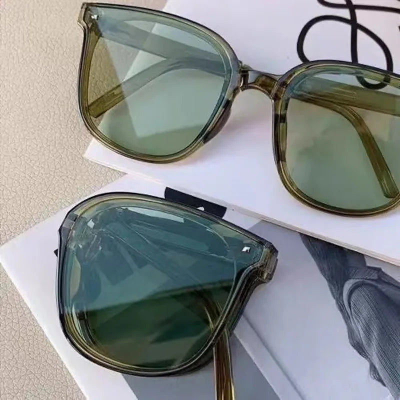 New Folding Small Frame Square Sunglasses Women's Brand Designer Fashion Sun Glasses Men's Driving Eyewear UV400 Oculos De Sol