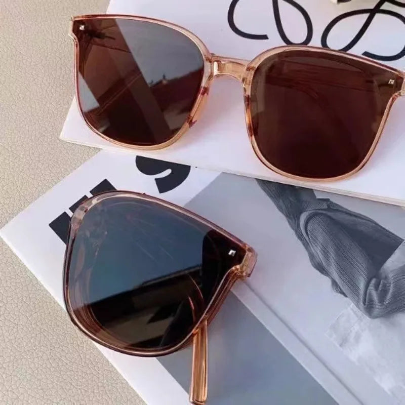 New Folding Small Frame Square Sunglasses Women's Brand Designer Fashion Sun Glasses Men's Driving Eyewear UV400 Oculos De Sol
