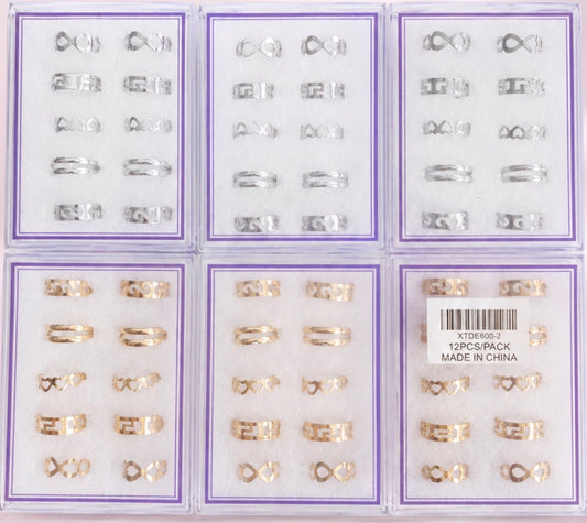 10pc Toe Rings
