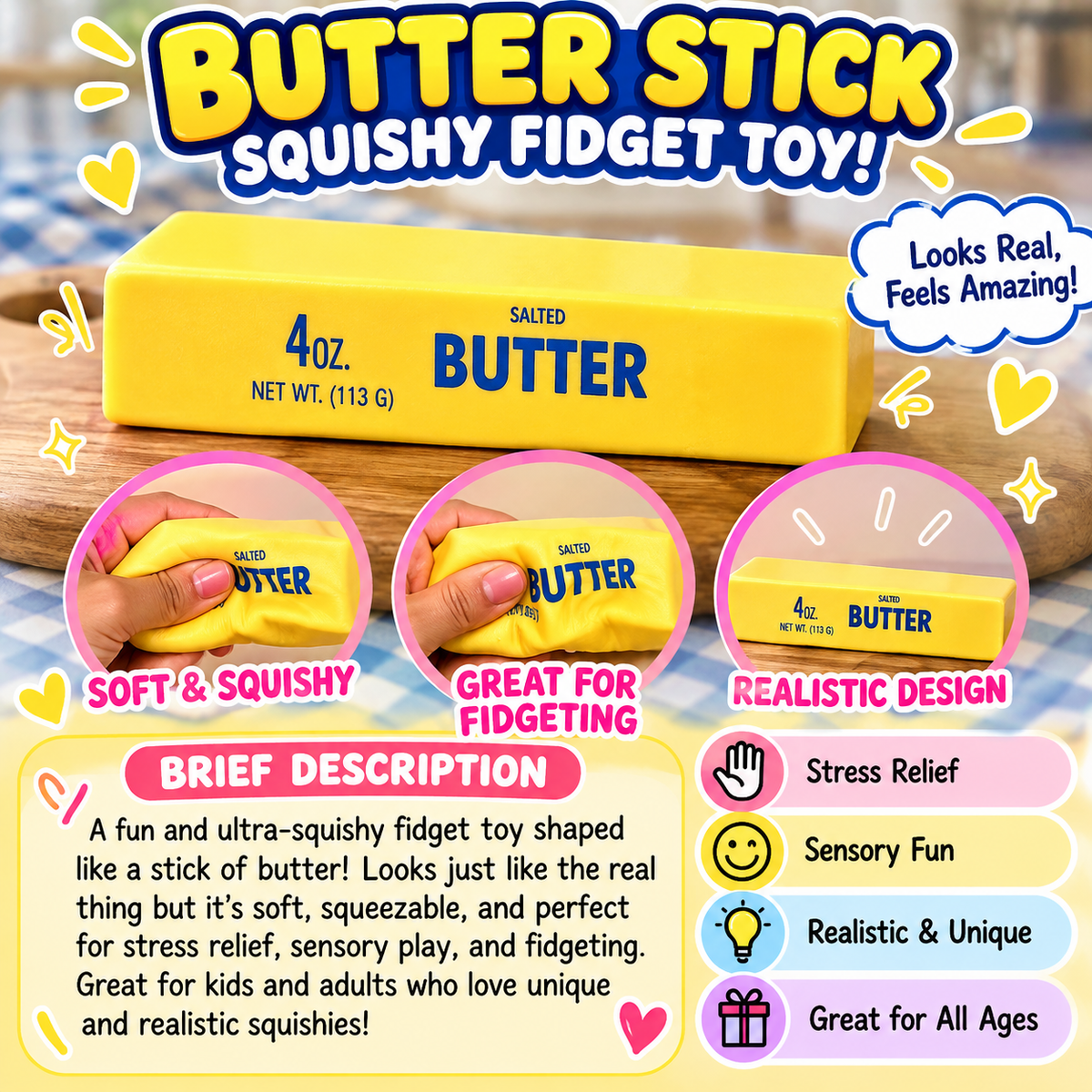 Butter Stick Squishy