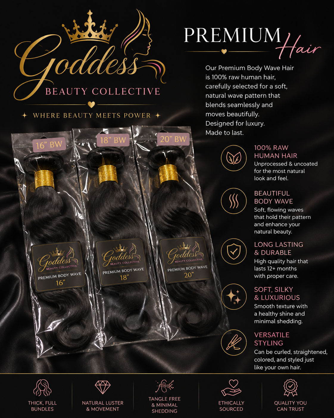 PREMIUM BODY WAVE BUNDLES